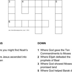 The song of god scripture crossword