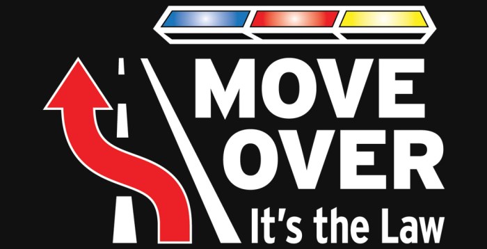 The georgia move-over law requires motorist to: