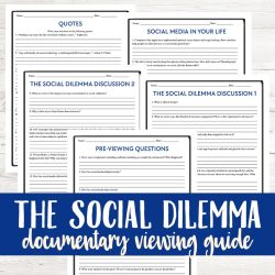 The social dilemma worksheet answer key pdf