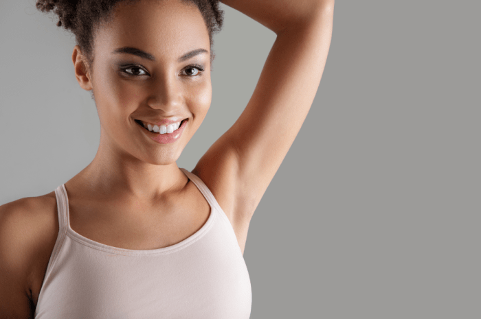 Which method is appropriate for underarm hair removal